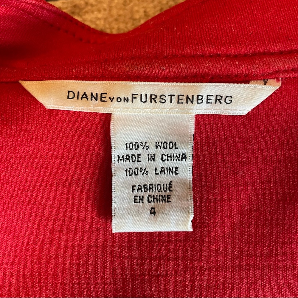 Dvf Wrap Dress With Brass Detailing - image 6